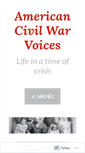 Mobile Screenshot of americancivilwarvoice.org